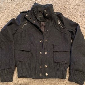 Express wool bomber